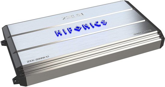 Hifonics ZXX-3200.1D Zeus Mono チャンネル カーオーディオ アンプ (Silver) ? Class D Amp 3200-Watt Aluminum Heat Sink Variable