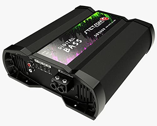 Stetsom デジタル BASS DB 3000 2 Ohms Mono カーアンプ, 3000.1 3KW RMS, 2Ω Stable カーオーディオ, HD BASS サウンドクオリティ, クロスオーバー_1