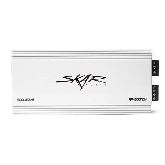 Skar Audio RP-1500.1DM 1,500W モノブロック Class D Marine サブウーファー アンプの通販は