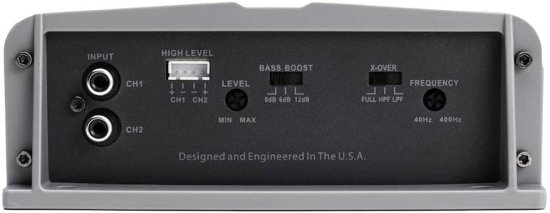 Autotek AYA-1100.2 Alloy シリーズ Two チャンネル カーオーディオ アンプ (Silver) ? Class A/B Amp, 2 チャンネル, 1100W, Built in Bass Control_2