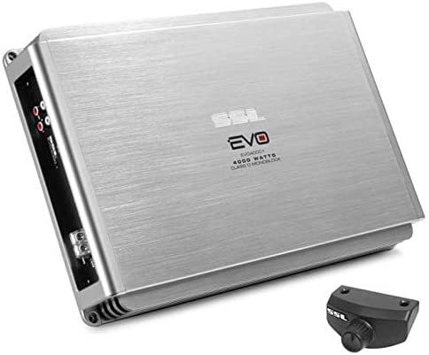 Soundstorm SSL EVO4000.1 4000W モノブロック Class D カーオーディオ アンプ Amp with Low Level Inputs/RCA Pre-amp Outputs and Variable Low Pasの通販は
