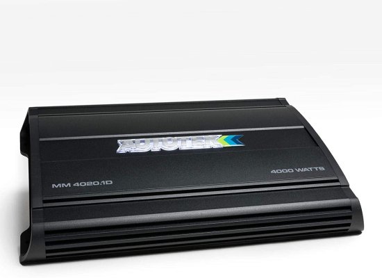 Autotek The Mean Machine サブウーファー モノブロック Class D Amp (4, 000W), Black (MM4020.1D)'_3