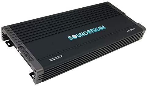 Soundstream AR1.8000D Arachnid シリーズ 8000W Class D モノブロック アンプ,BLACK_3