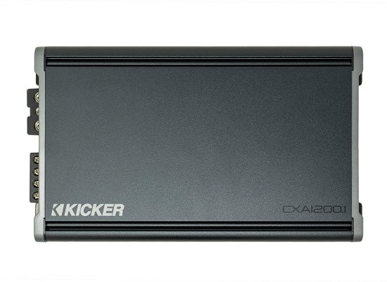 Kicker 46CXA12001t 1200W Class D モノブロック カーオーディオ Sound システム サブウーファー アンプ with Start Delay, Subsonic Filter, and Var_1