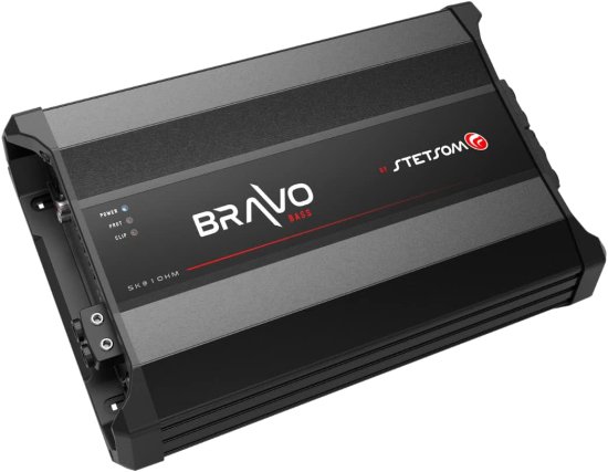Stetsom Bravo BASS 5K デジタル アンプ Mono 1 Ohm EQ Class D HD サブウーファー 5000W RMS BASS Booster