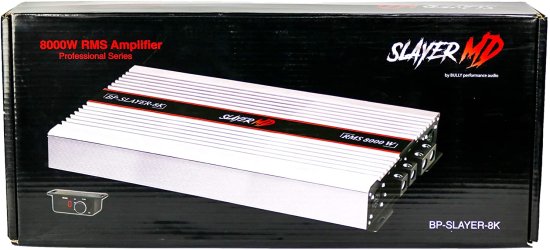 Bully Performance Audio Slayer MD BP-SLAYER-8K | 8000W RMS | プロフェッショナル シリーズ | ハイパフォーマンス Bass Amp for サブウーファー |