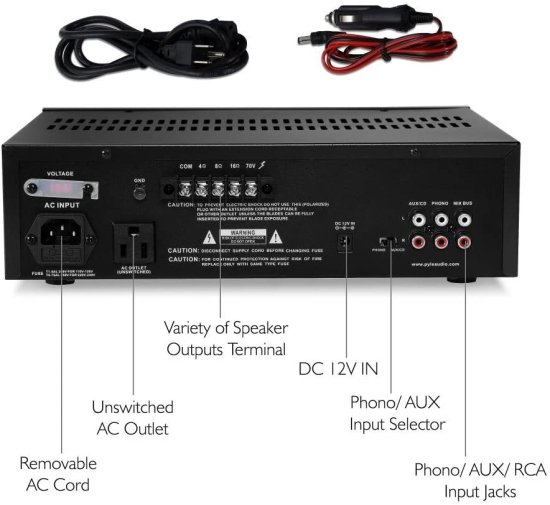Compact Public Address Mono アンプ - プロフェッショナル 50W Mini