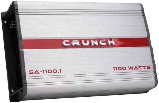 Crunch SA-1100.1 Smash シリーズ 1100-Watt モノブロック Class AB Amp