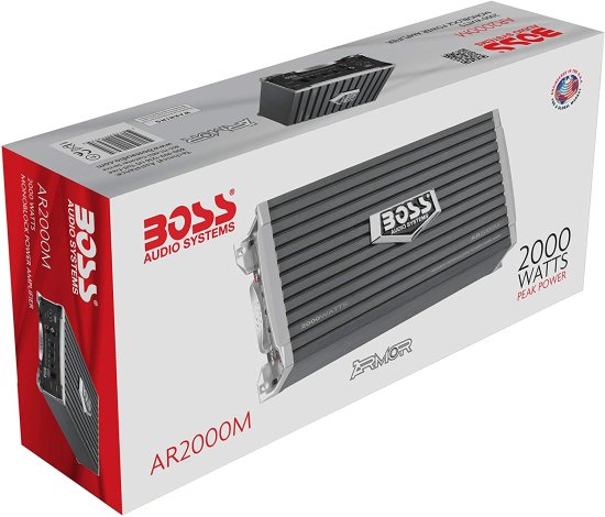 カーオーディオ BOSS AUDIO AR2000M BOSS Audio Systems AR2000M Armor Series Monoblock Class A/B