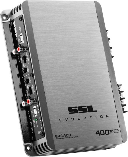 Sound Storm EV4.400 Evolution 400W, 4 チャンネル, 2 to 8 Ohm Stable Class A/B, フルレンジ カーアンプ_1