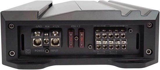 MB Quart FA1-900.5 5 チャンネル カーオーディオ アンプ (Black) - Class SQ Amp, 900-Watt, Variable Electronic クロスオーバー, LED システム Pro_2