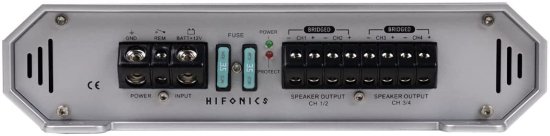 Hifonics ZRX1016.4 Zeus カーオーディオ アンプ, 4チャンネル 1000-Watt_4