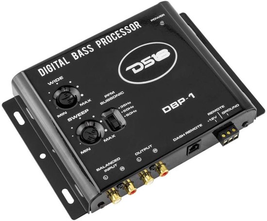 DS18 DBP-1 デジタル Bass Reconstruction Processor - Enhance The Lower Frequencies On All types of Music and Reproduction Formats, RED, One S