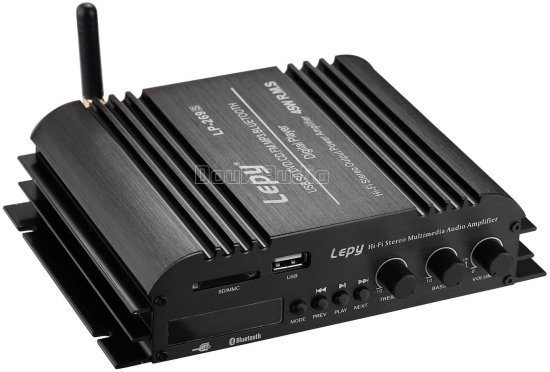 Nobsound Lepy Hi-Fi ステレオ Multimedia 4チャンネル 180w (45W x 4) Bluetooth Power アンプ Audio Amp Booster USB SD DVD CD FM MP3 for Car Veh_4