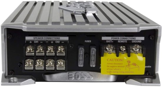 Boss Audio 1600W 4 チャンネル カーアンプ Power Audio with Remote