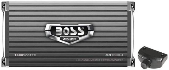 Boss Audio 1600W 4 チャンネル カーアンプ Power Audio with Remote