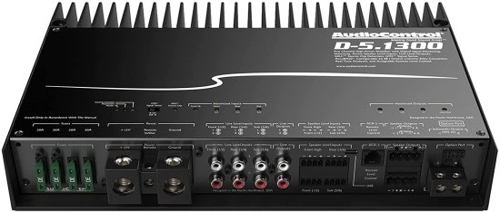 AudioControl D-5.1300 High-Power 5チャンネル DSP Matrix Amplifer with Accubass