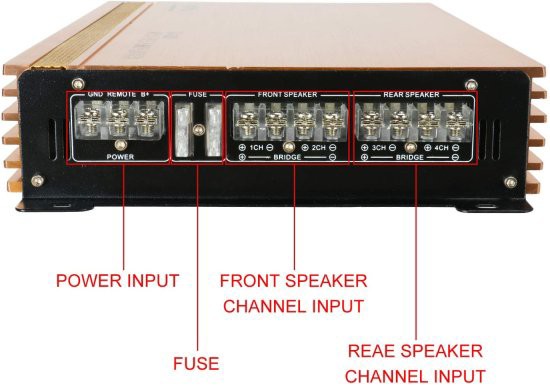 カーオーディオ Power ステレオ アンプ Amp 4 チャンネル Super Bass Sub woofer Music 12V