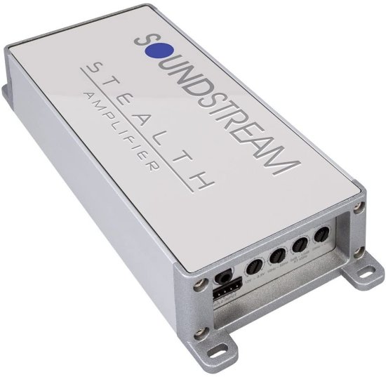 Soundstream SM4.10000D 1000W Max 4 チャンネル Stealth シリーズ Marine Grade Class D アンプ - SM4.1000D