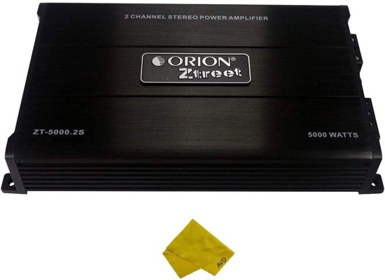 Orion Ztreet 2 チャンネル カーアンプ ? Class A/B ステレオ Power アンプ 5000W Max 2 Ohm Stable, Bass Boost, クロスオーバー MOSFET Power Suppl
