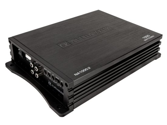 Alphasonik NA1000.2 Neuron シリーズ 1000W Max 2チャンネル Car Amp with 4-Way Protection Circuitry Multi-チャンネル Bridgeable Class A/B アン_1