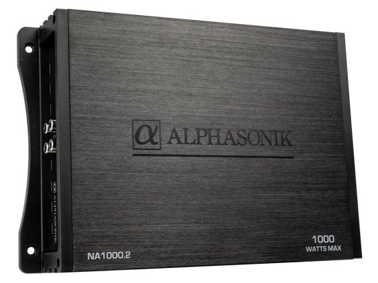 Alphasonik NA1000.2 Neuron シリーズ 1000W Max 2チャンネル Car Amp with 4-Way Protection Circuitry Multi-チャンネル Bridgeable Class A/B アン_2
