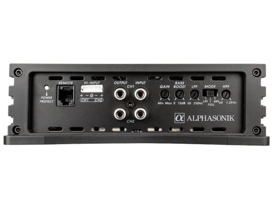 Alphasonik NA1000.2 Neuron シリーズ 1000W Max 2チャンネル Car Amp with 4-Way Protection Circuitry Multi-チャンネル Bridgeable Class A/B アン_3