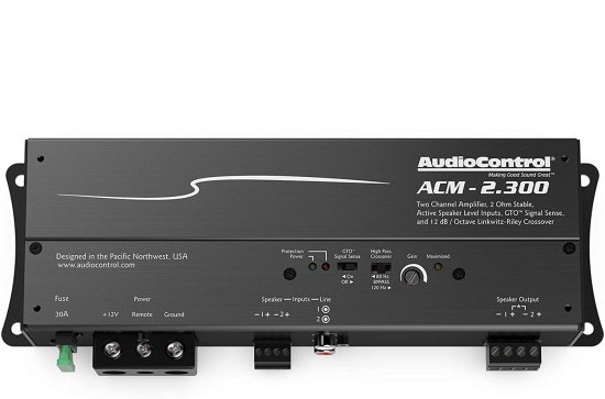 AudioControl ACM-2.300 2チャンネル Micro アンプ_1