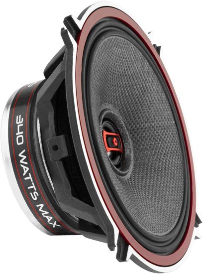 DS18 EXL-SQ5.25-5.25 inch 3-OHMS High サウンドクオリティ スピーカー - Sleek Compact Design with A Chrome Finish - Superior Bass Response - 3_4
