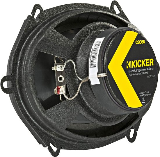 KICKER CS シリーズ CSC68 6 x 8 Inch カーオーディオ システム スピーカー, Black (2 Pack)_5