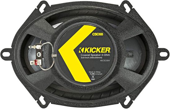 KICKER CS シリーズ CSC68 6 x 8 Inch カーオーディオ システム スピーカー, Black (2 Pack)_8