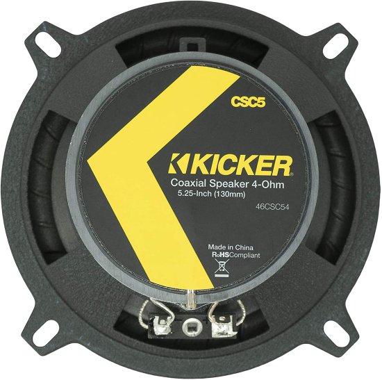 KICKER CS シリーズ CSC5 5.25-Inch カーオーディオ スピーカー with Woofers, Yellow (2 Pack)_3