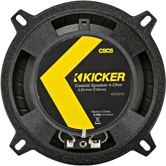 KICKER CS シリーズ CSC5 5.25-Inch カーオーディオ スピーカー with Woofers, Yellow (2 Pack)_7