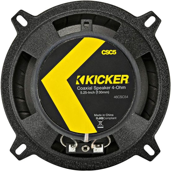 KICKER CS シリーズ CSC5 5.25-Inch カーオーディオ スピーカー with Woofers, Yellow (2 Pack)_8