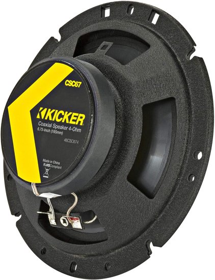 KICKER 46CSC674 CS シリーズ Low Profile 6.75 Inch 3.3 Ohm 100W RMS Power Factory Replacement コアキシャル カーオーディオ Sound システム スピ_6