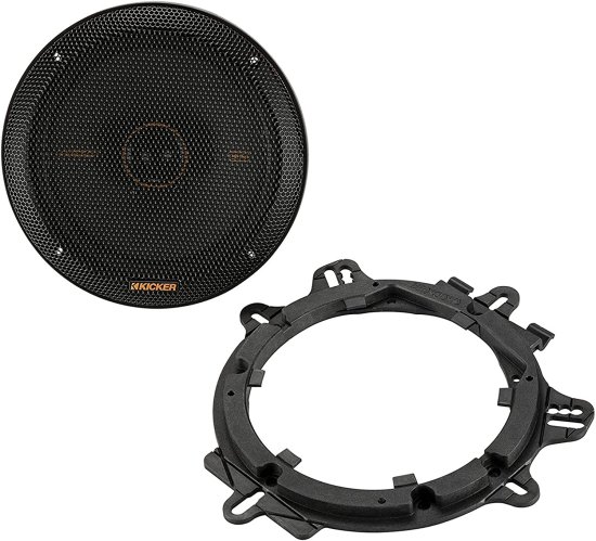 KICKER 47KSC6704 6.75 Inch KS シリーズ 2 Way コアキシャル ミッドレンジ スピーカー with Rubber Surrounds and Silk Dome ツイーター for カーオ_6