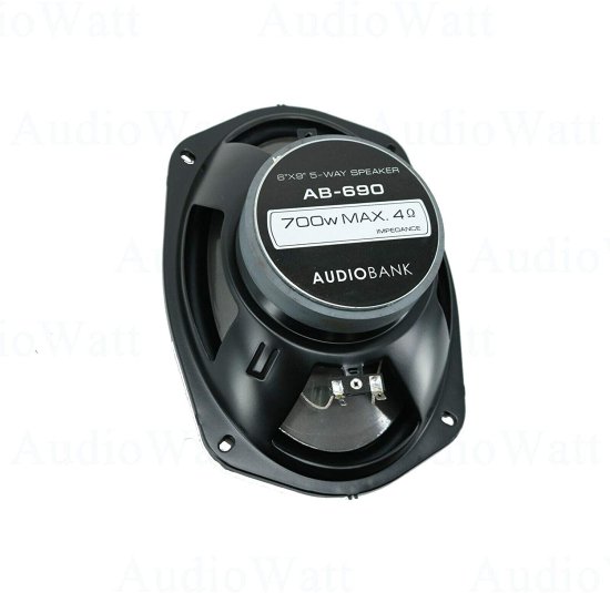 4X Audiobank AB-690 6"x9" 5-Way カーオーディオ ステレオ コアキシャルスピーカー 1400W Peak Power Handling All スピーカー with 4 Ohms Impedanc_1