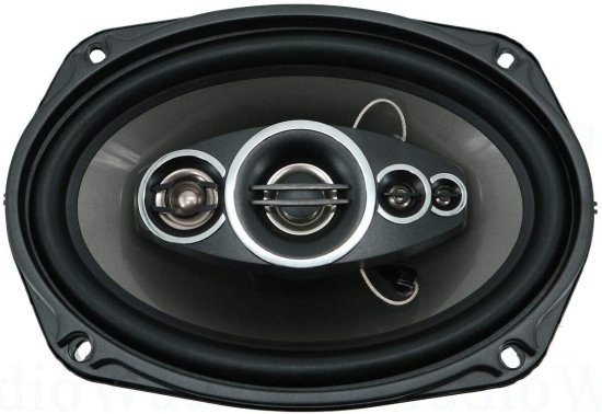 4X Audiobank AB-690 6"x9" 5-Way カーオーディオ ステレオ コアキシャルスピーカー 1400W Peak Power Handling All スピーカー with 4 Ohms Impedanc_4