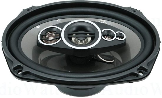 4X Audiobank AB-690 6"x9" 5-Way カーオーディオ ステレオ コアキシャルスピーカー 1400W Peak Power Handling All スピーカー with 4 Ohms Impedanc_6