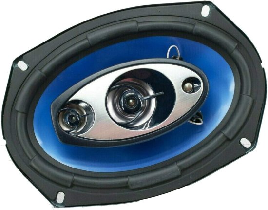4X Gravity GR-6996H 6x9-Inch 4-Way 760 Peak Power TotalW CEA Rated コアキシャル カーオーディオ スピーカー with Silver Alpha Cellulose Cones_2