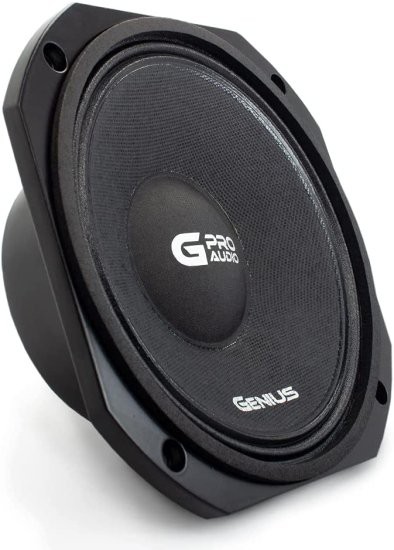 Genius Audio GPRO-M0165 6.5 ミッドレンジ スピーカー 300W Max 150W RMS Pro Audio Aluminium Bullet カーオーディオ スピーカー Neody