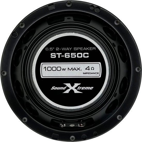 2 ペア ? SoundXtreme 1000W 6.5-Inch 2-Way カーオーディオ コンポーネント スピーカーシステム 6-1/2in カーオーディオ スピーカー for Car, ATV, R_4