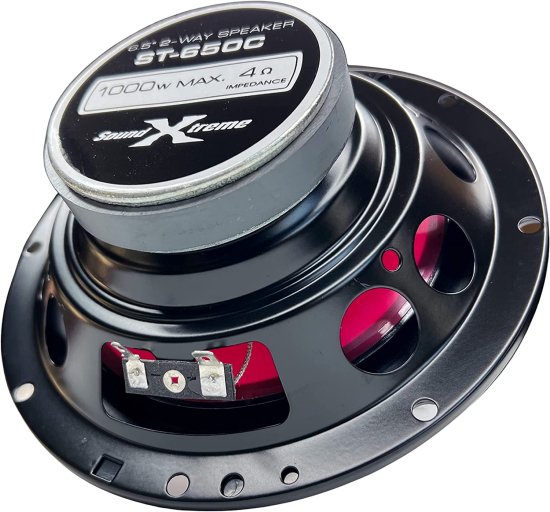 2 ペア ? SoundXtreme 1000W 6.5-Inch 2-Way カーオーディオ コンポーネント スピーカーシステム 6-1/2in カーオーディオ スピーカー for Car, ATV, R_5