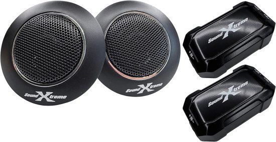 2 ペア ? SoundXtreme 1000W 6.5-Inch 2-Way カーオーディオ コンポーネント スピーカーシステム 6-1/2in カーオーディオ スピーカー for Car, ATV, R_6