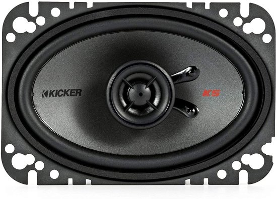 KICKER 47KSC4604 KS シリーズ Low Profile 4x6 Inch 4 Ohm 15 to 75W RMS Power Factory Replacement コアキシャル カーオーディオ Sound システム_2