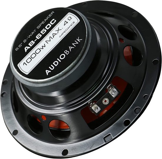 2 ペア ? Audiobank 1000W 6.5-Inch 2-Way カーオーディオ コンポーネント スピーカーシステム 6-1/2in カーオーディオ スピーカー for Car, ATV, RV_3