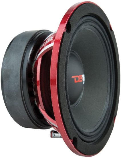 DS18 PRO-EXL68 Loudスピーカー - 6.5", ミッドレンジ, Red Aluminum Basket, 600W Max, 300W RMS, 8 Ohms, Ferrite Magnet - for The People Who Liv_3