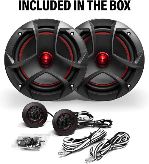 Sound Storm Laboratories CG65C 6.5 Inch コンポーネント カースピーカー - 350W Per ペア, 2 Way, Sold in ペアの通販は