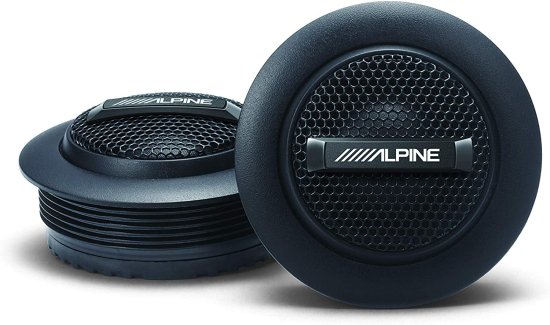 Alpine S-S10TW, S シリーズ 1" コンポーネント Dome ツイーター - 240W