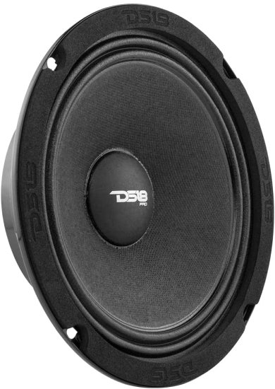 DS18 PRO-NS8 8" Shallow Loudスピーカー カーオーディオ - ミッドレンジ, 400W Max, 200W RMS, 8 Ohms, Slim Neodymium スピーカー Magnet - The Mos